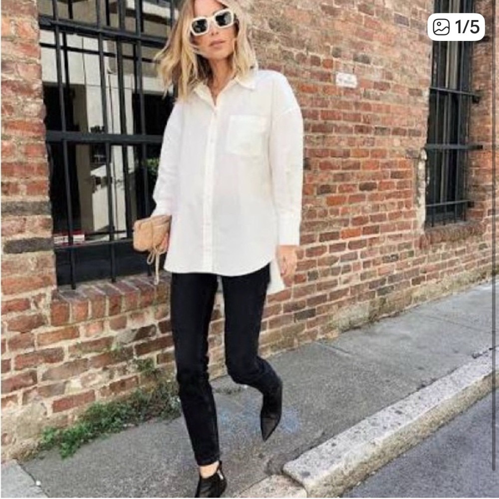 Anine Bing Mika White shirt XS